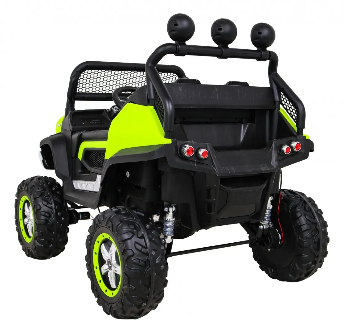 licencirani auto na akumultor mercedes benz unimog s - zeleni - slika 5