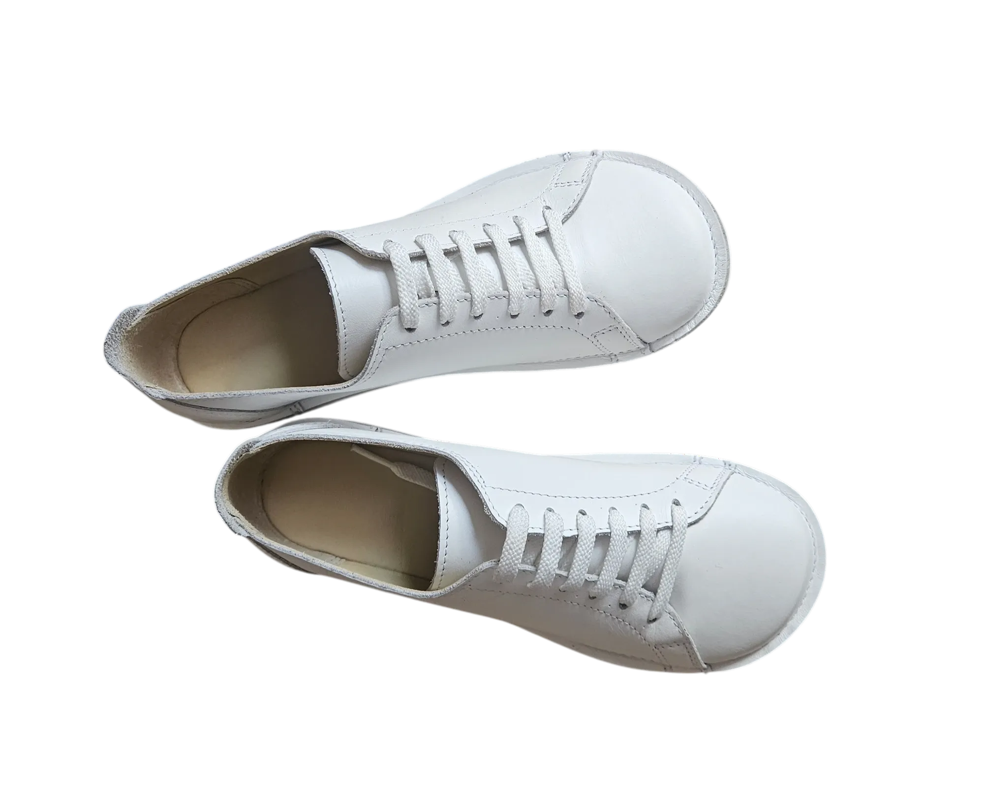 ženske kožne cipele – pure white casual - slika 4