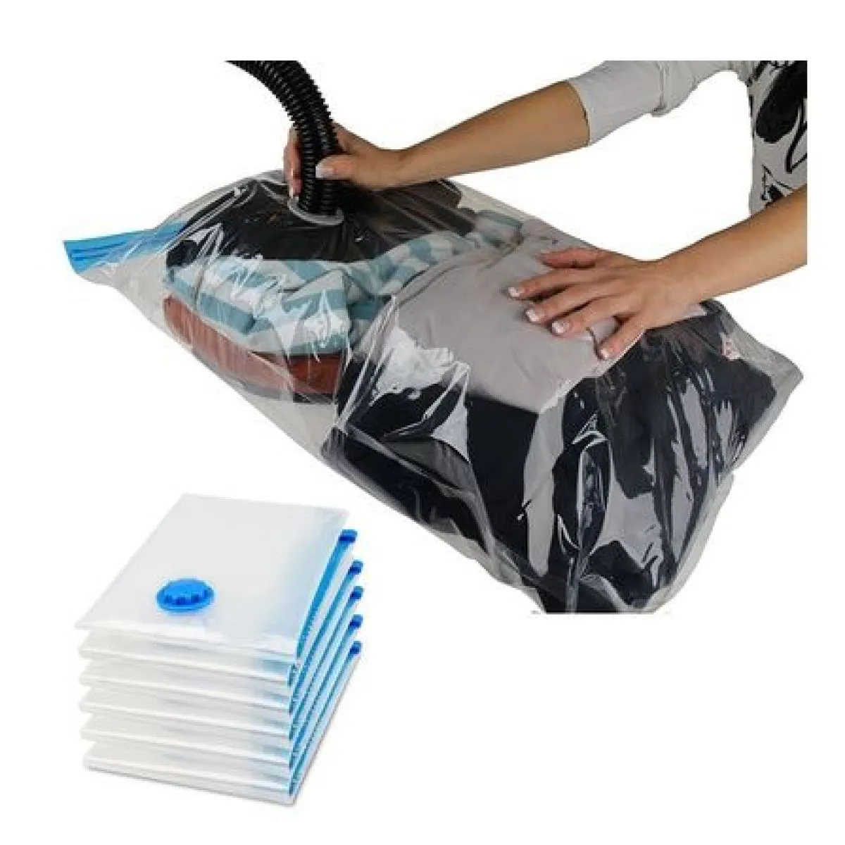 (3 kom paket) vakum vreće; space bag - xxxl dimenzije 130 x 100 cm - slika 2