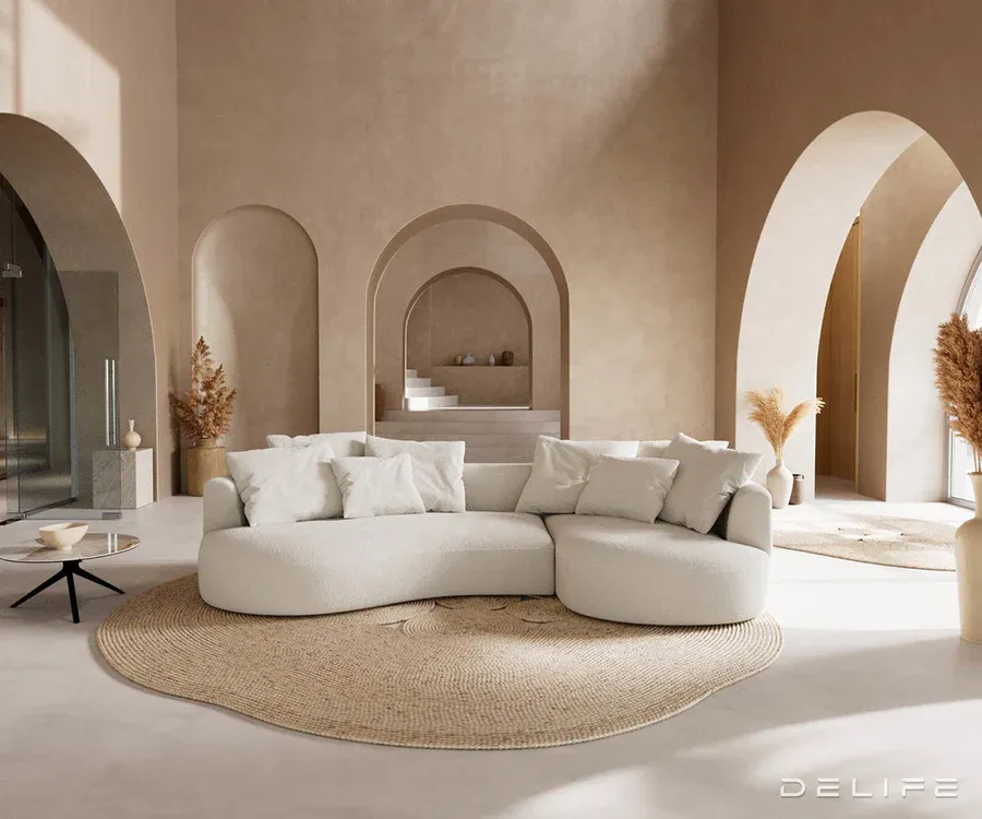 sofa edina 328x166cm, materijal: boucle - slika 2