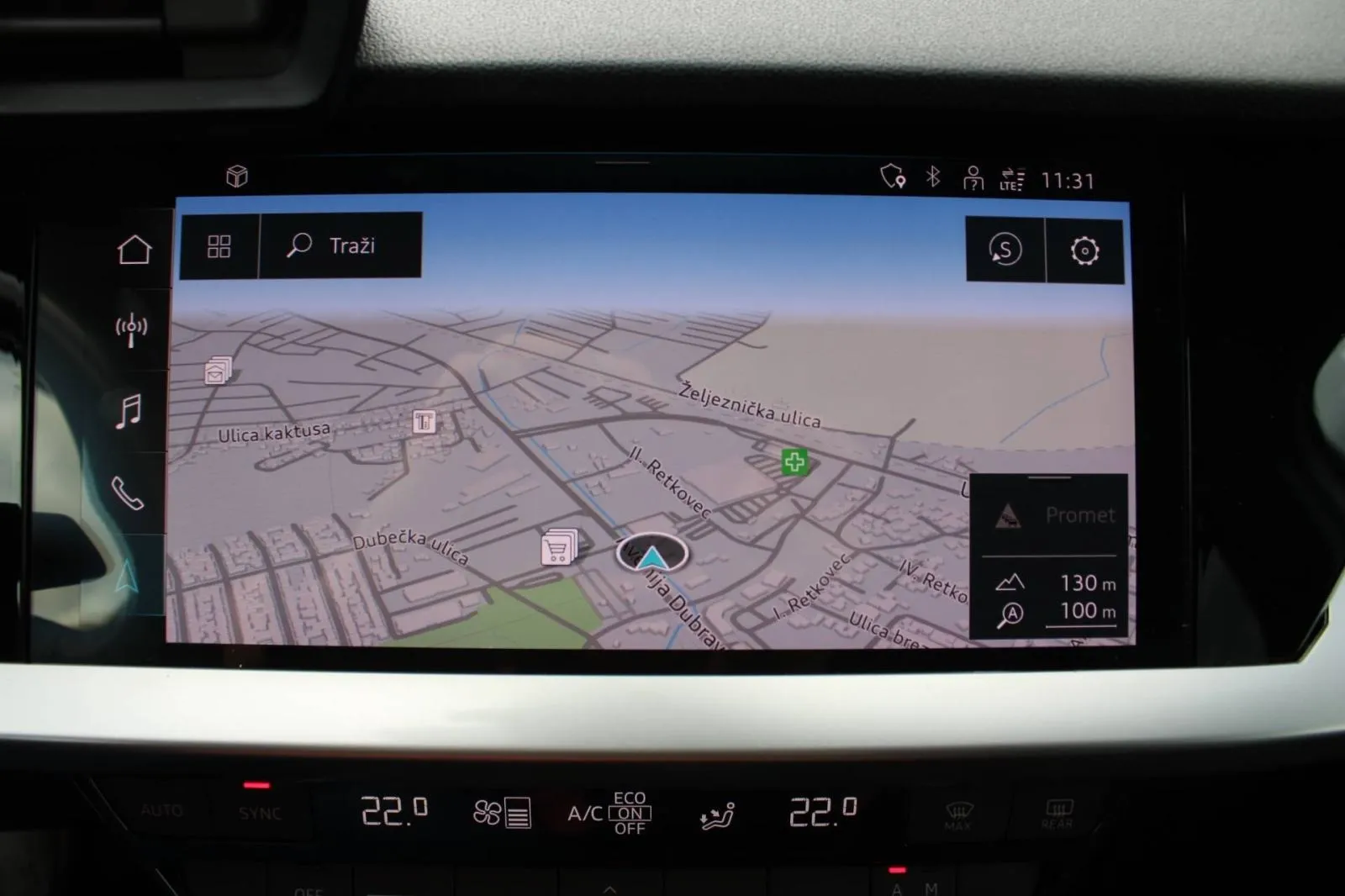 audi a3 45 tfsi e s-tronic s-line *virtual, led, navigacija* - slika 19