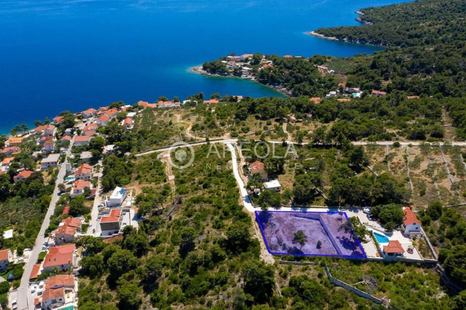 brač, selca (puntinak) - građevinsko zemljište, 1761m2 - 150m od mora! - slika 6