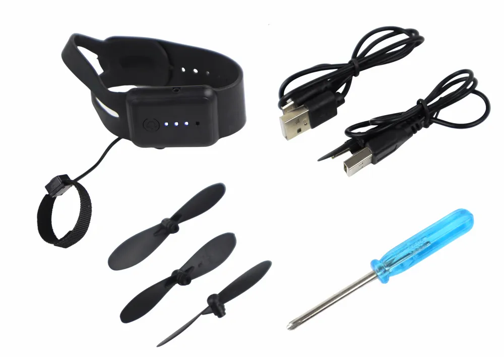 remote controlled drone lights blue - slika 3