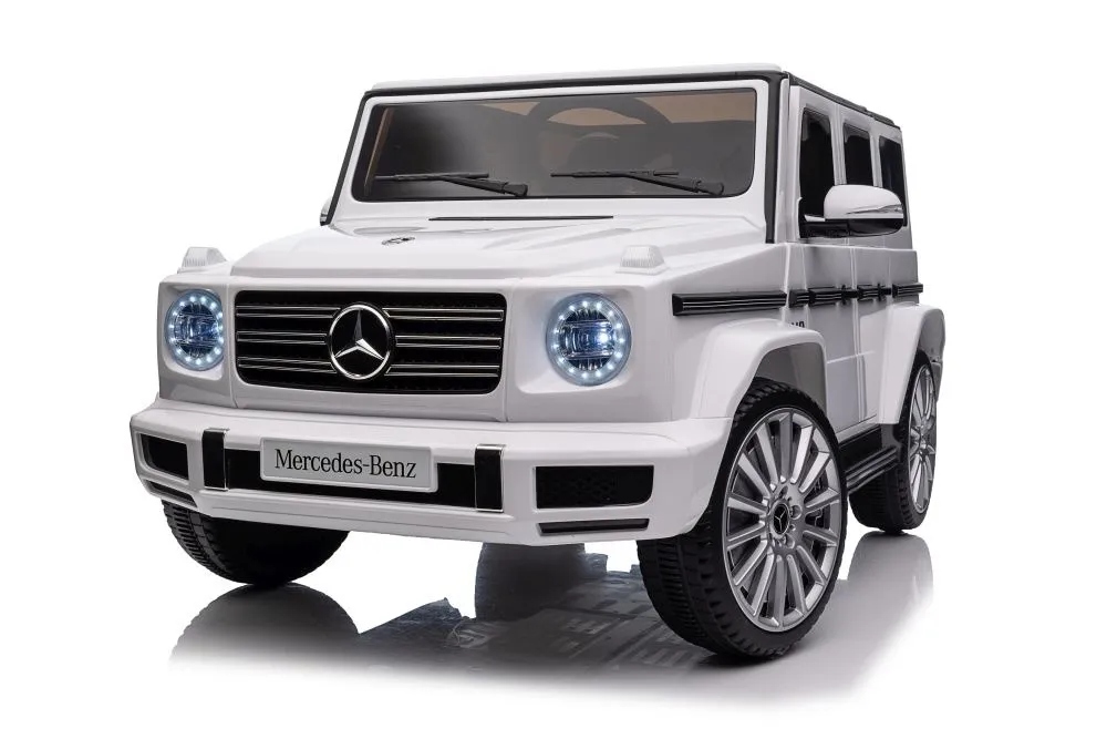 licencirani auto na akumulator mercedes g500 4x4 - bijeli - slika 16