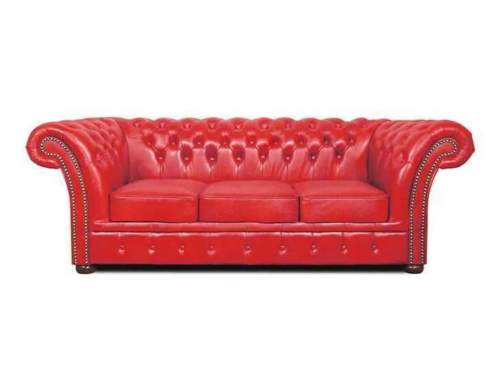 Chesterfield Trosjed Winfield Basic Leather | 3-sjedišta - Ježdovec, Zagreb