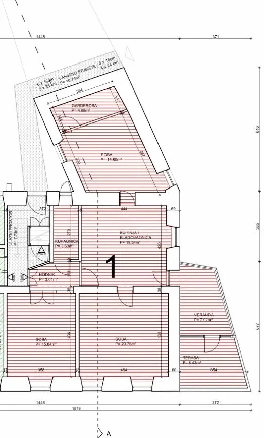 d. zamet 3s+db, 100m2, terasa, pogled na more, na traženoj lokaciji - slika 21