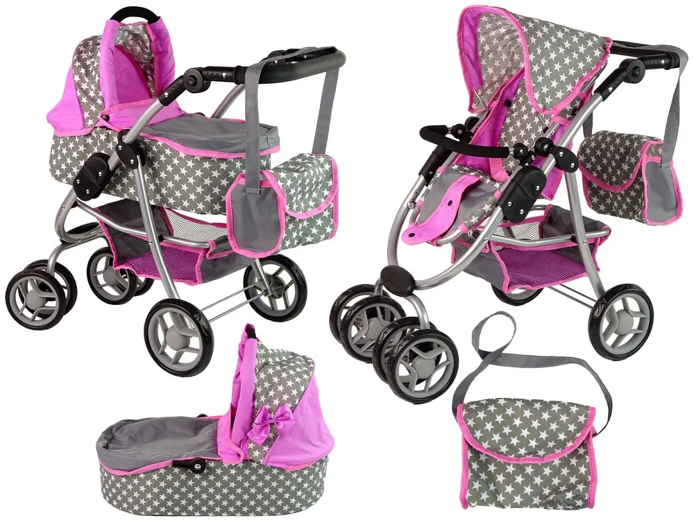 Kolica za lutke Carrycot Bag - siva - Mursko Središće