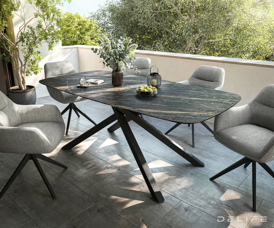 Outdoor stol Edge Boot 200x100cm, Materijal: Keramika Noir Desir - Čakovec, Čakovec-zapad