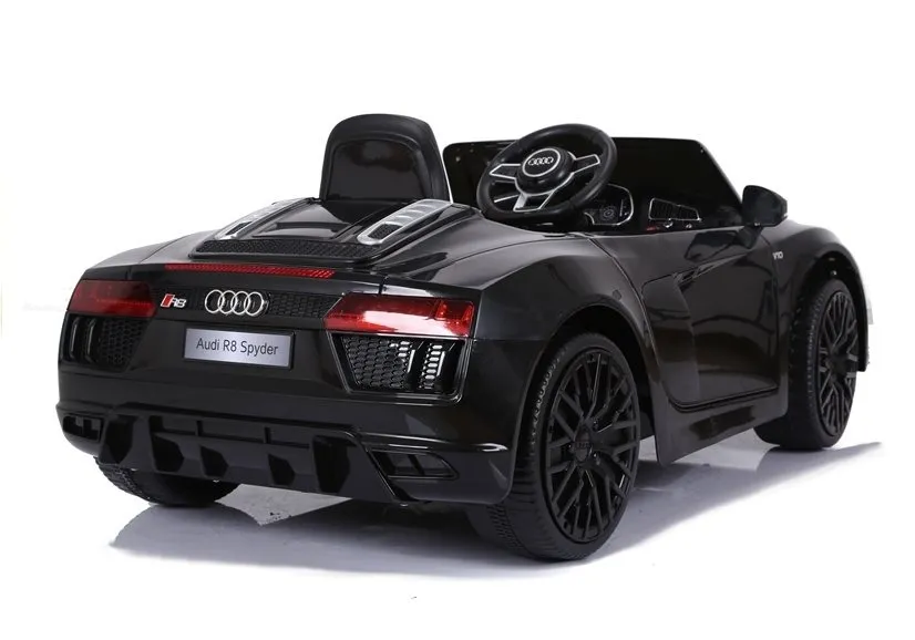 licencirani auto na akumulator audi r8 xl – crni - slika 7