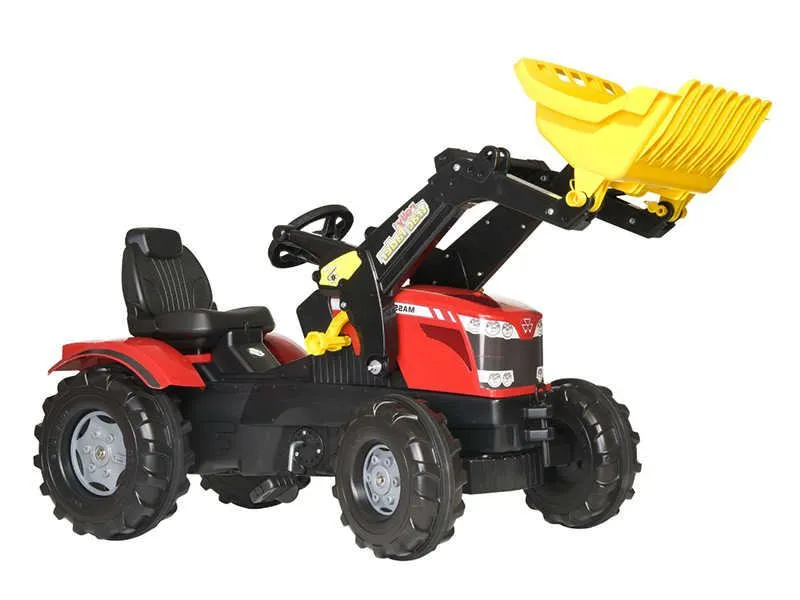 rolly toys traktor na pedale massey ferguson 7726 + prednji utovarivač - slika 2