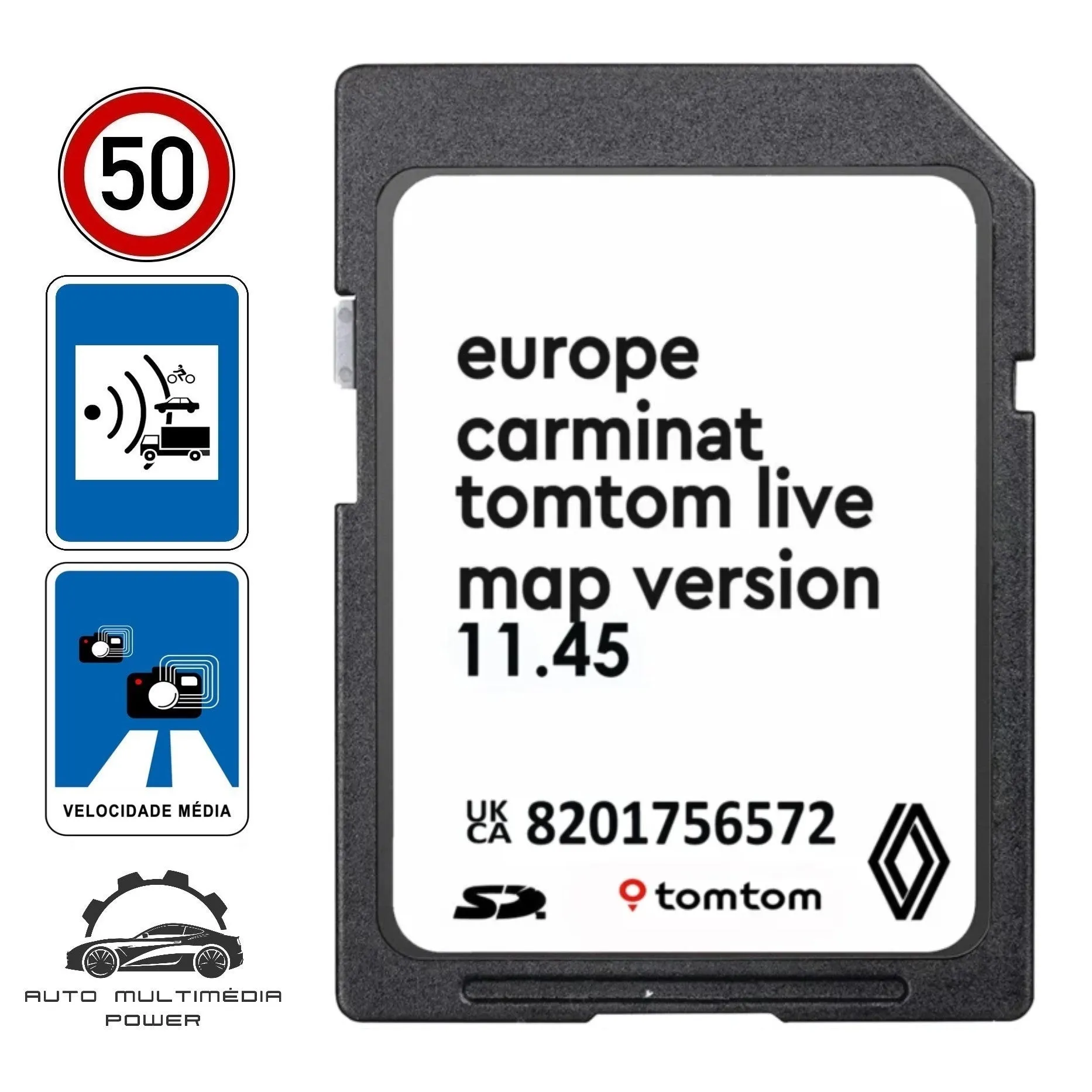renault r-link carminat live najnovija navigacijska sd kartica v11.45 - slika 2