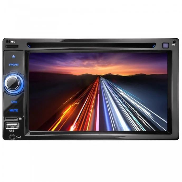 2din radio 6,2" cd dvd usb handsfree parking kamera - slika 2