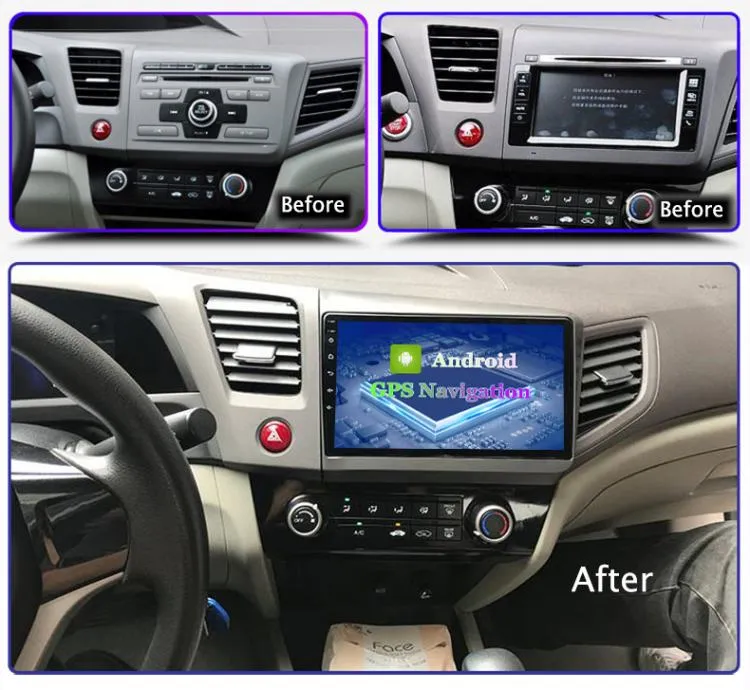 honda civic 2din original android multimedija navigacija gps - slika 2