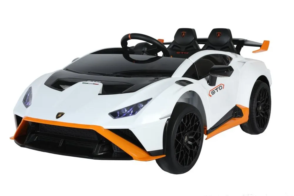 licencirani auto na akumulator lamborghini sto drift - bijeli - slika 3