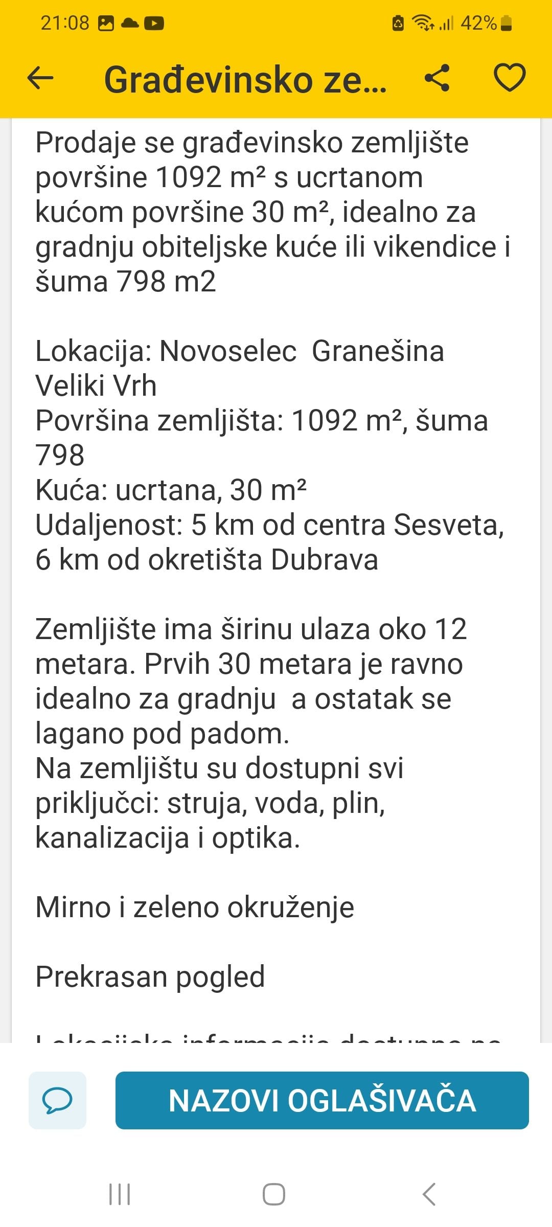 novoselec grad zagreb - prilika - 098/253222 - slika 6