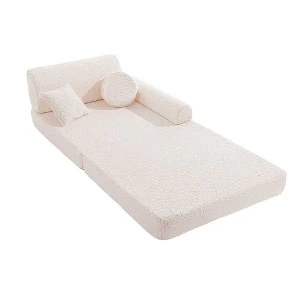 velika modularna sofa za djecu - premium bijela - slika 6