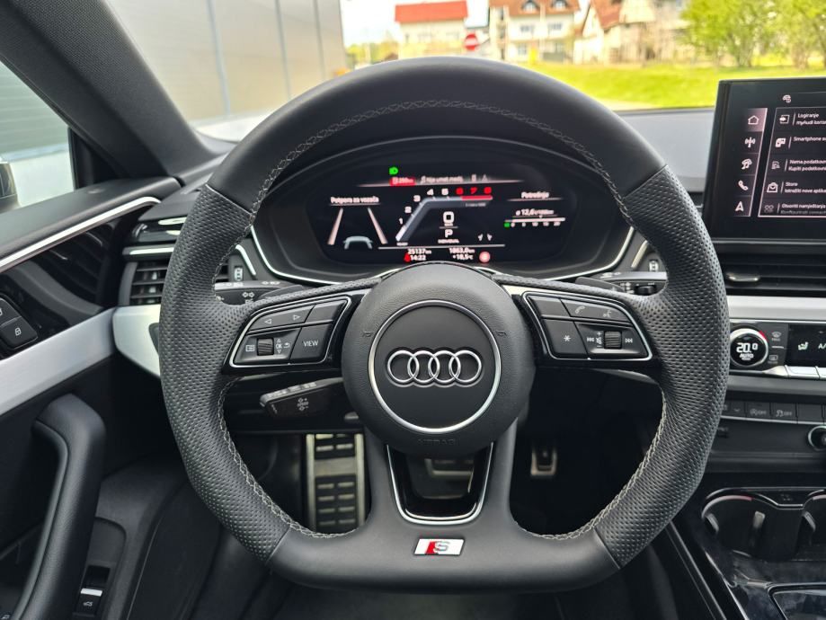 audi a5 sportback 35 tfsi s-line, pano, virtual, matrix, ambi, reg. - slika 14