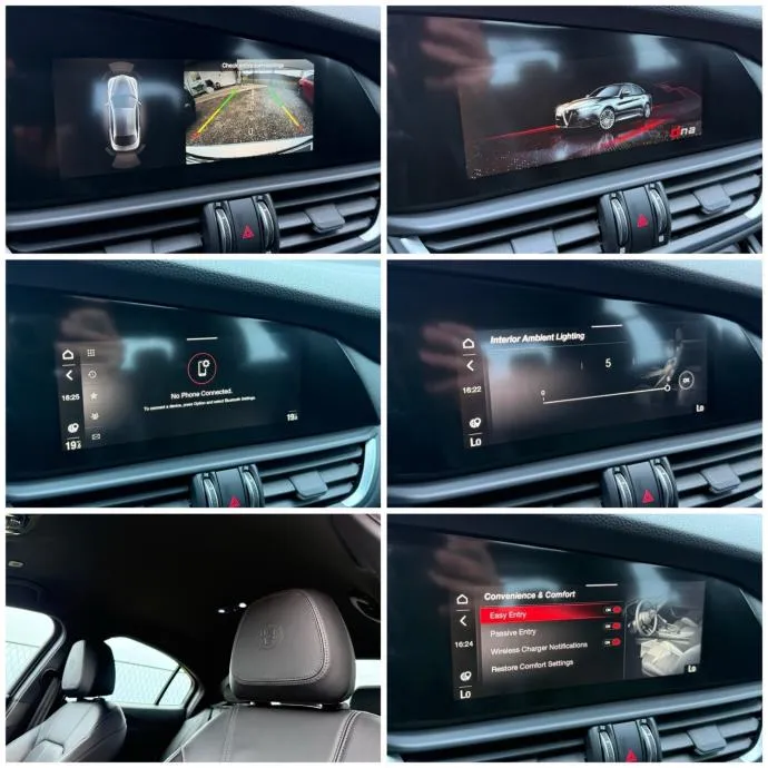 alfa giulia 2.2d automatik ti q4 210ks velika navi°kamera°koža°leasing - slika 27