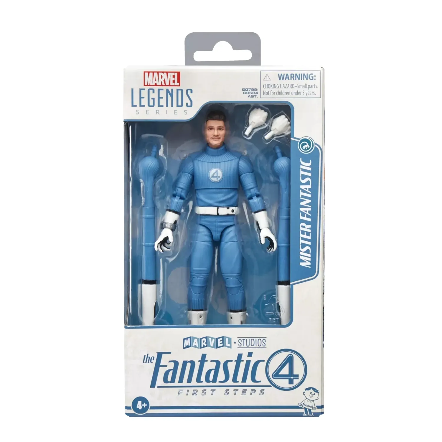 marvel legends series: the fantastic 4 – mister fantastic figura, 15cm - slika 8