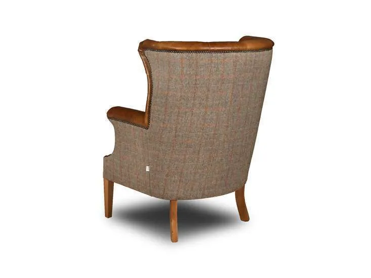 chesterfield harris tweed wallflower fotelja - slika 3