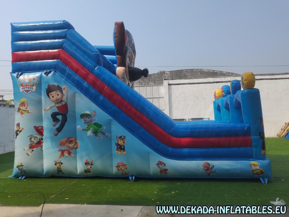 paw patrol operacija šapa tobogan na napuhavanje - 7m x 5m - slika 5