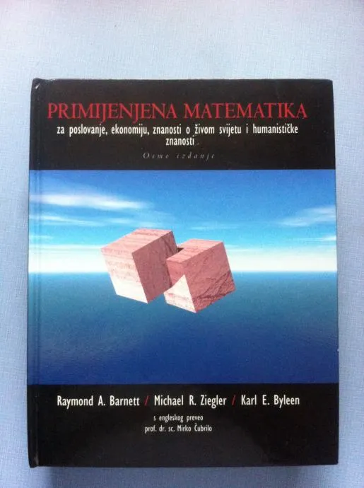 Raymond A. Barnett i dr. – Primijenjena matematika (Y1) - Zagreb