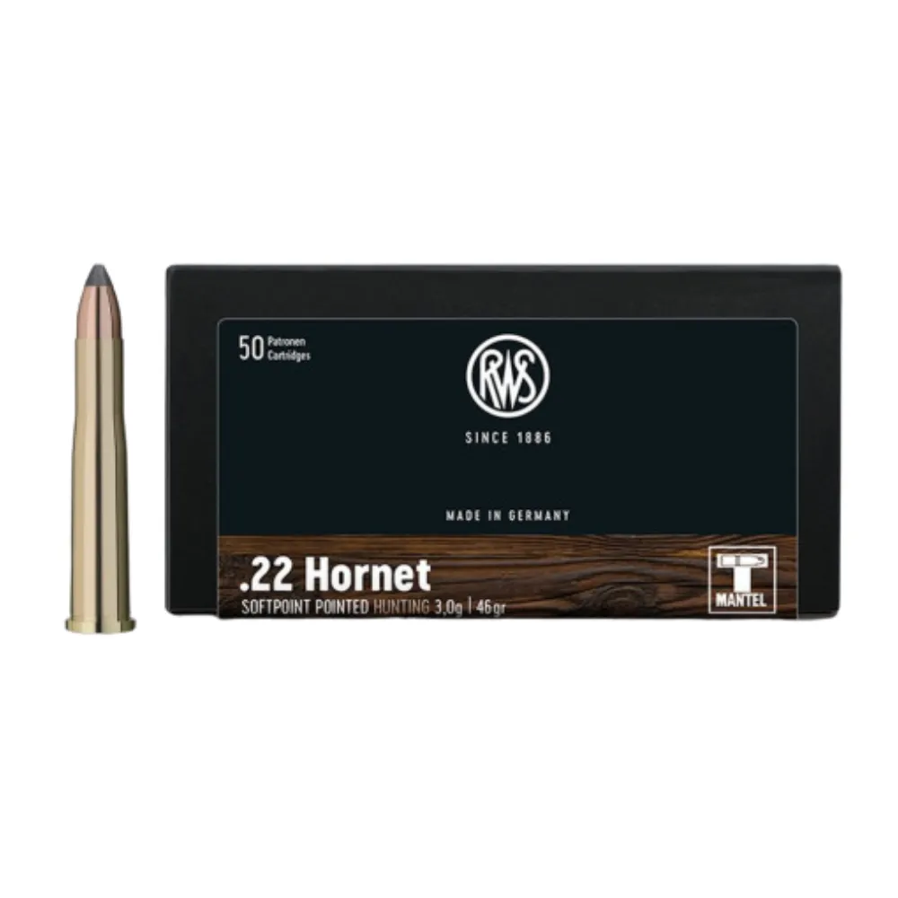 Karabinsko streljivo RWS TM .22 HORNET 3,0g - Poreč