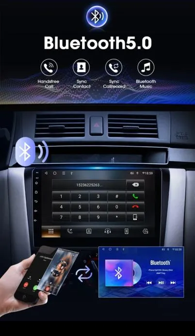 mazda 3 2004-2009 original radio android multimedija navigacija wifi - slika 3