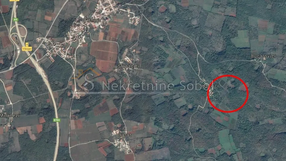 višnjan, legovići - poljoprivredno, 42600 m2 prodaja - slika 2