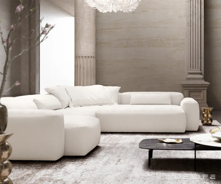 modularna garnitura freestyle 360x290cm, materijal: boucle - slika 3
