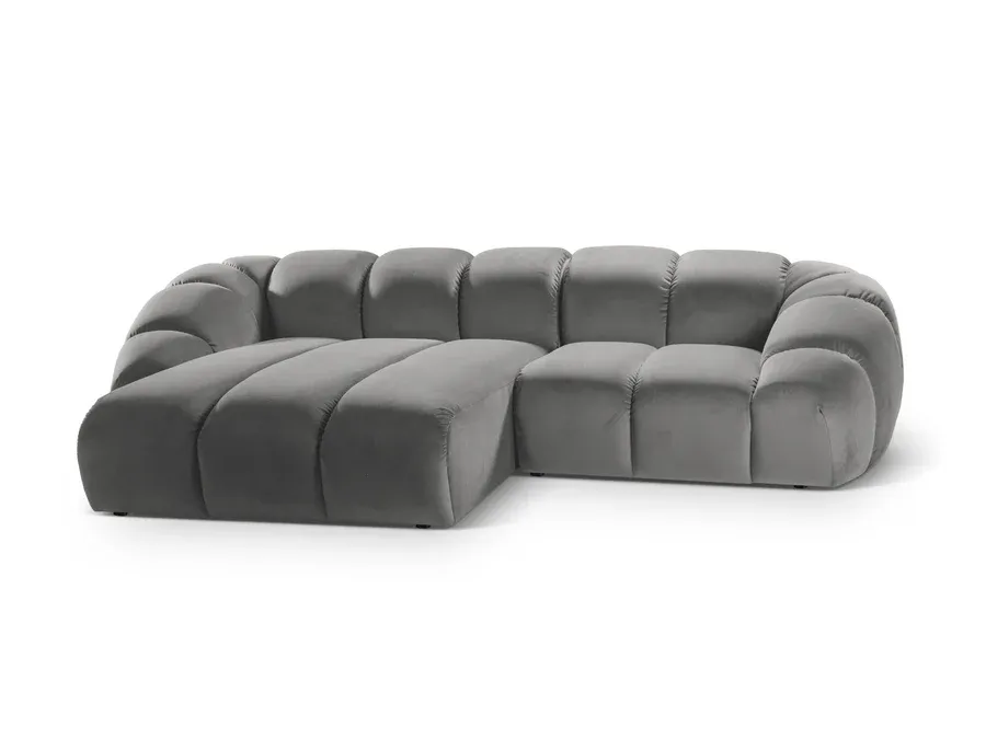 kutna garnitura diana 294x182cm, materijal: baršun - slika 2