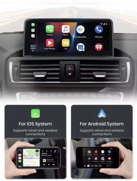 bmw f30 evo 2017-2021 original multiemedija android navigacija kamera - slika 6