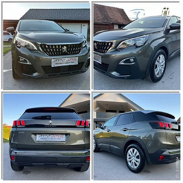 peugeot 3008 1.5 bluehdi 130 active-1 vlasnik-alu-navi-pdc-led - slika 9