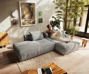 modularna garnitura freestyle 310x200cm, strukturirana tkanina - slika 7