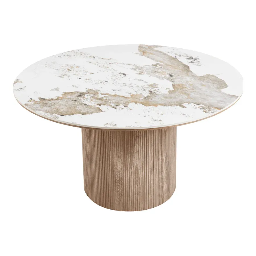 fiksni stol athens 140x140cm, materijal: keramika/mdf - slika 2