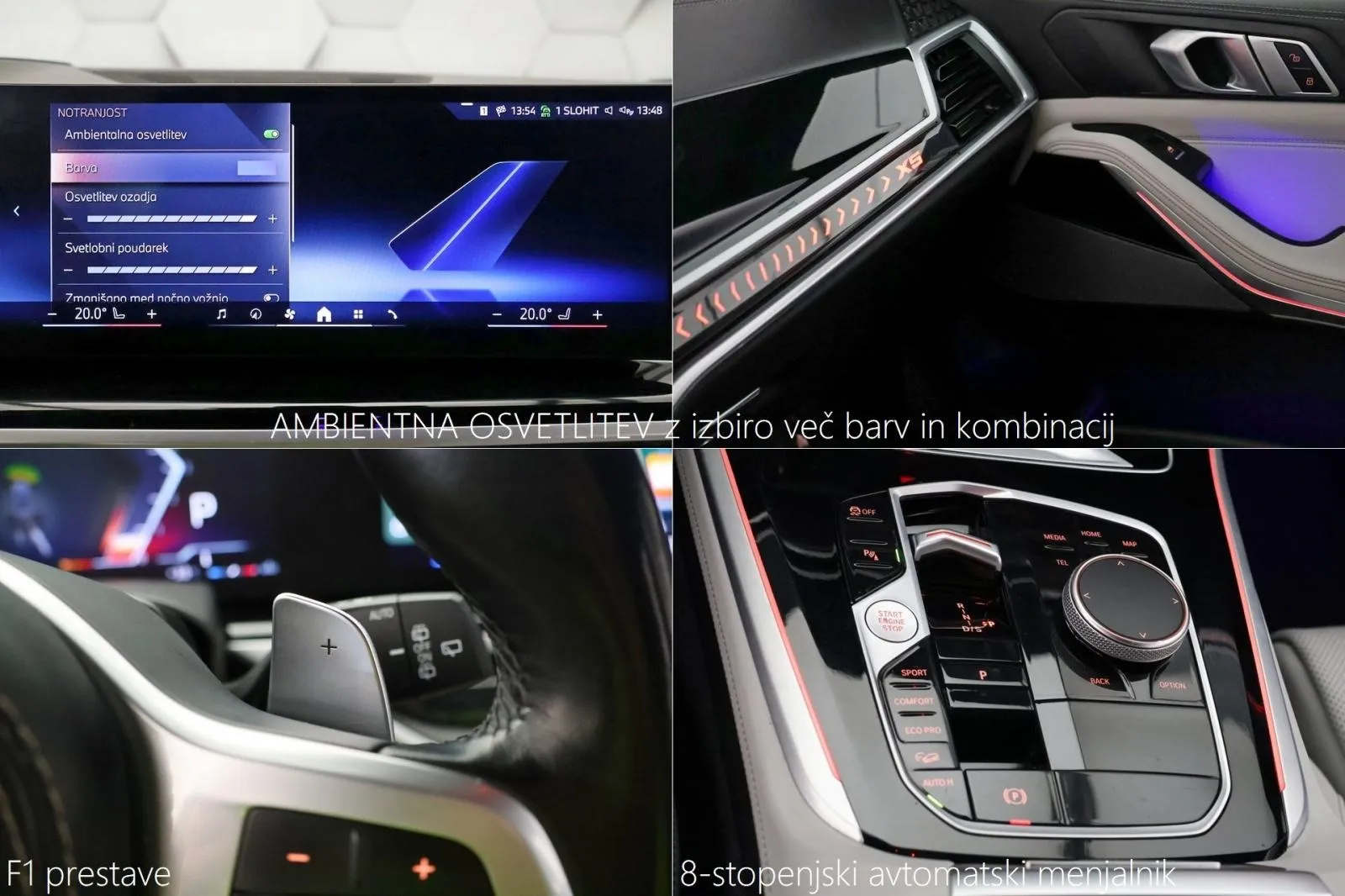 bmw x5 30d xdrive at8 m-sport icon glow matrix 360-kamera - slika 16