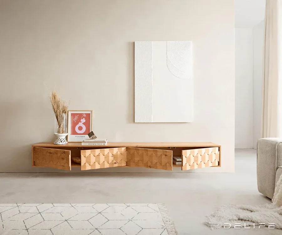 tv komoda fevo 220 cm, materijal: hrast - slika 3