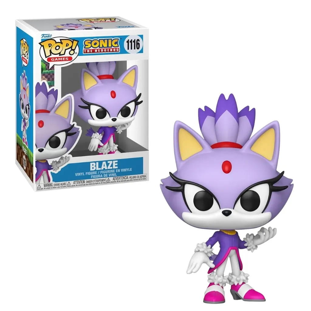 funko pop! games: sonic the hedgehog – blaze #1116 - slika 3