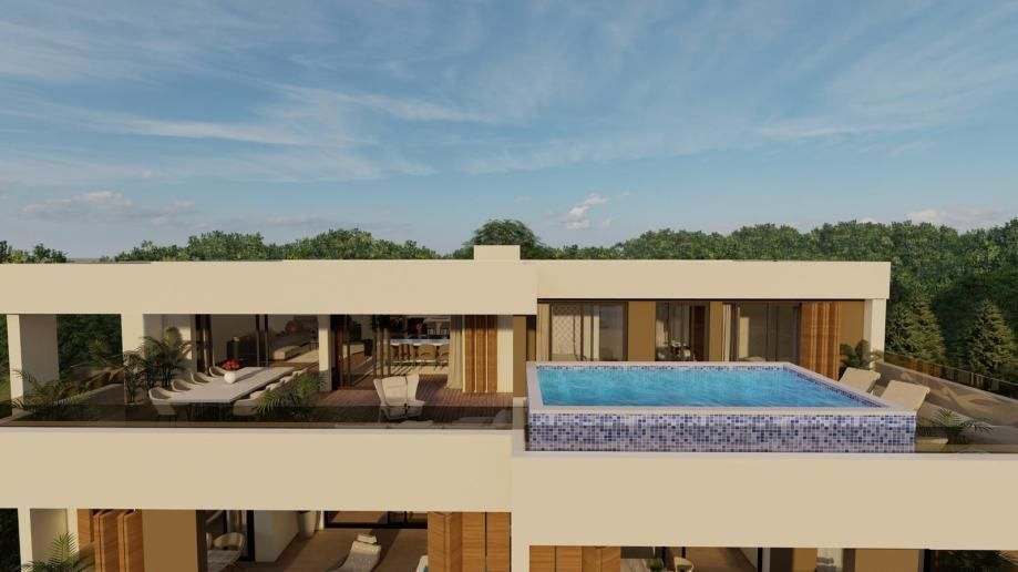 primošten – lux penthouse (s7), p=263,27m2, krovni bazen, pogled - slika 14