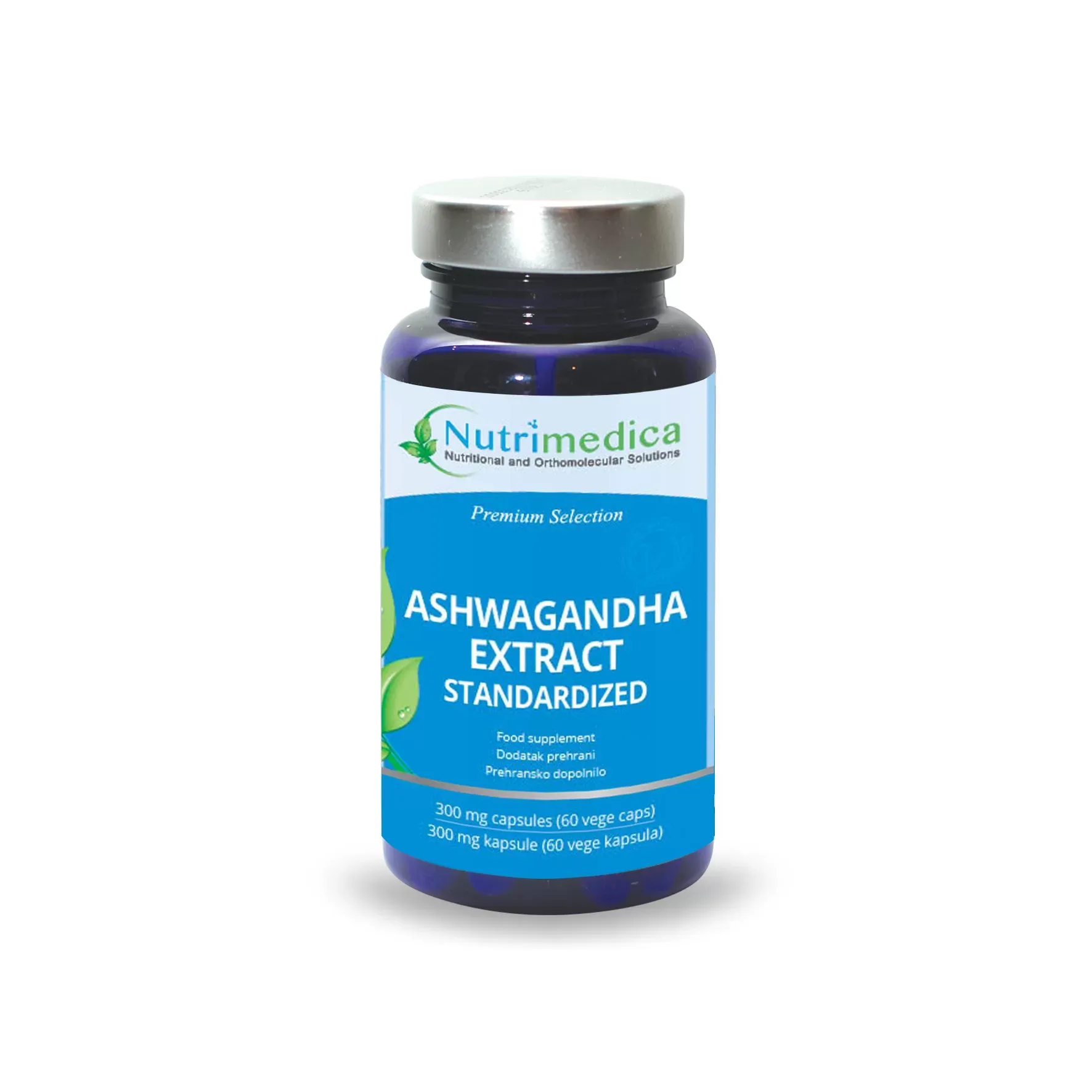 Ashwagandha kapsule ekstrakt 345 mg (2,5% withanolida) x 60 vcaps - Zagreb