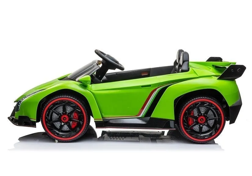 licencirani auto na akumulator lamborghini veneno 4x4 + mp4 - zeleni - slika 4