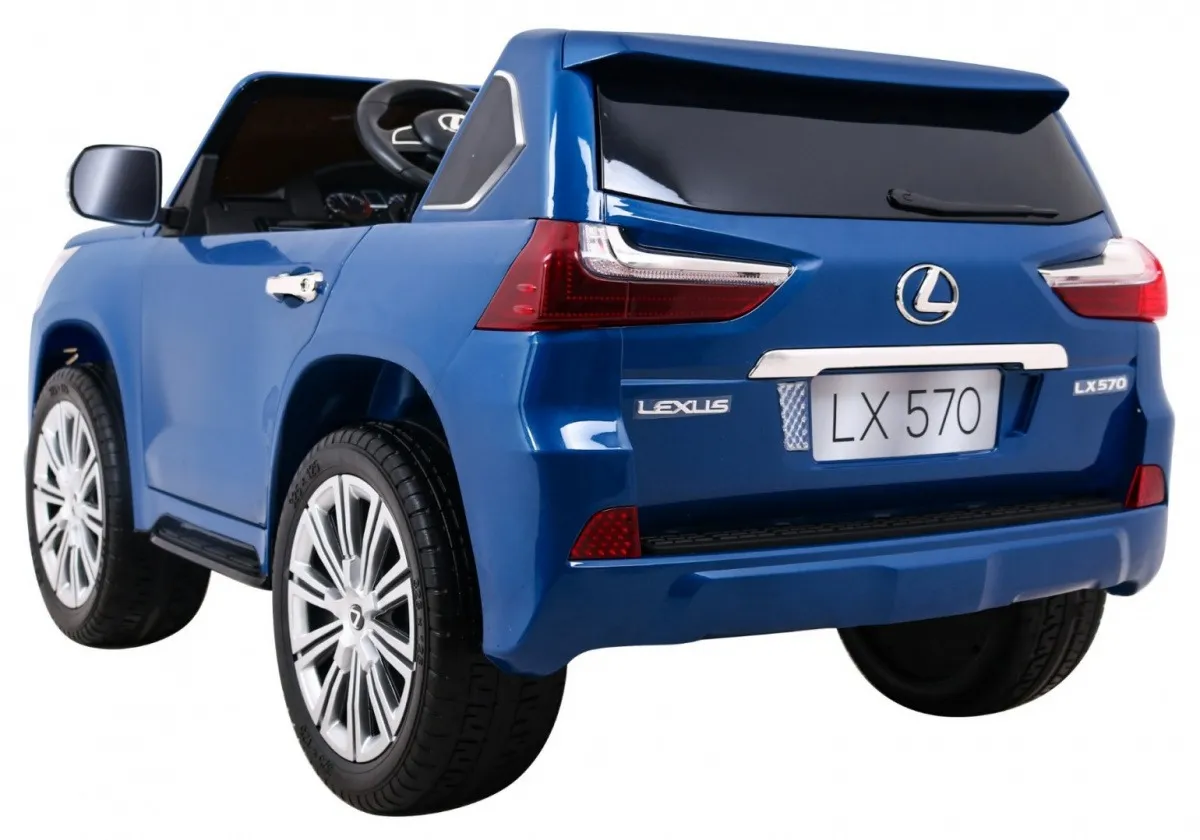 licencirani auto na akumulator lexus lx570 4x4 - dvosjed - plavi - slika 4