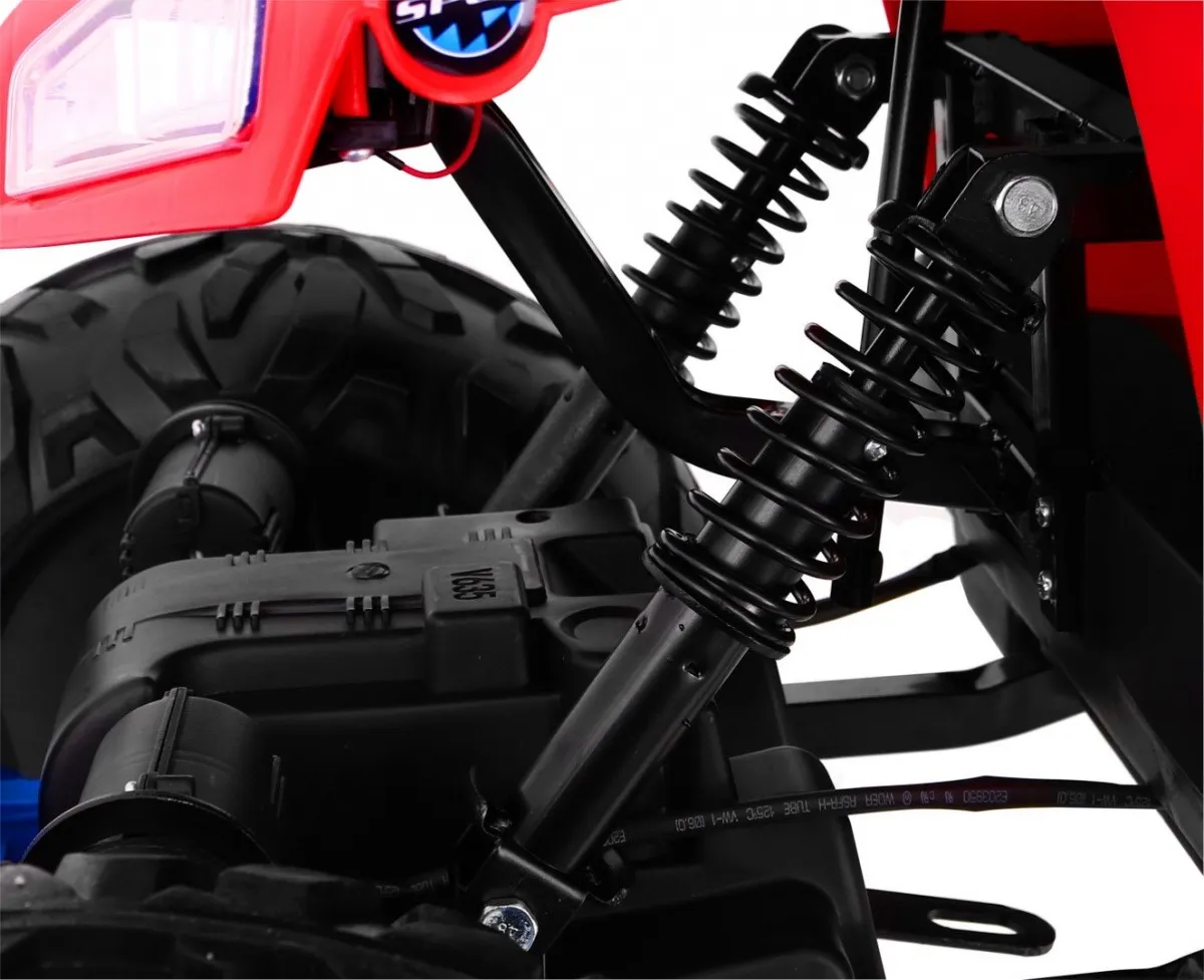 quad na akumulator sport run 4 x 4 - crveni - slika 8