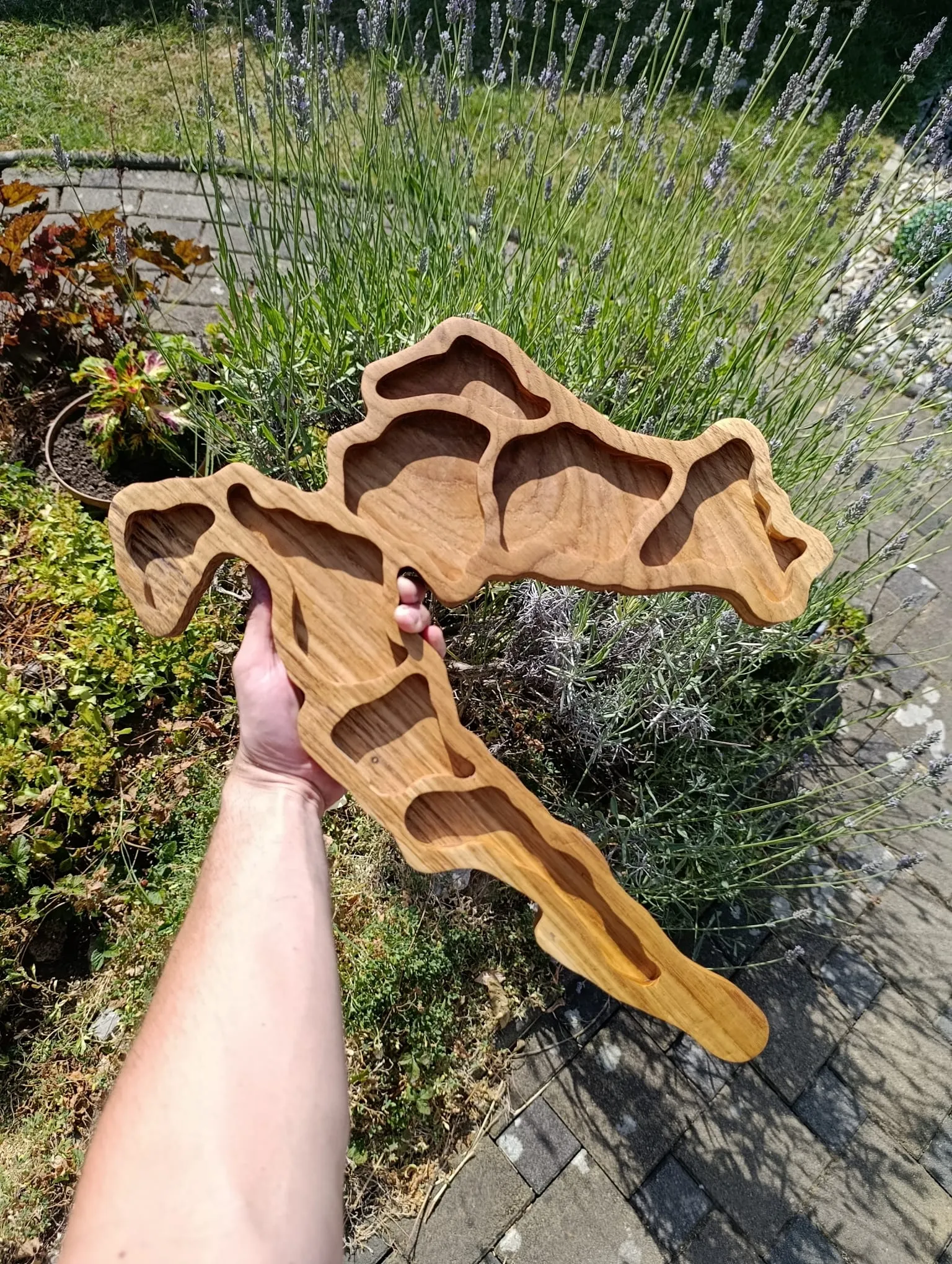 daska/pladanj za posluživanje hrane - hrvatska 3d duboka - slika 3