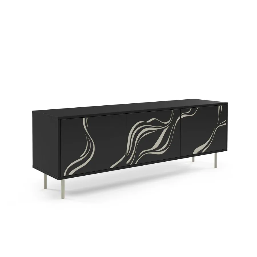 Tv Komoda Vintro 161x38cm, Materijal: Laminirana ploča - Čakovec