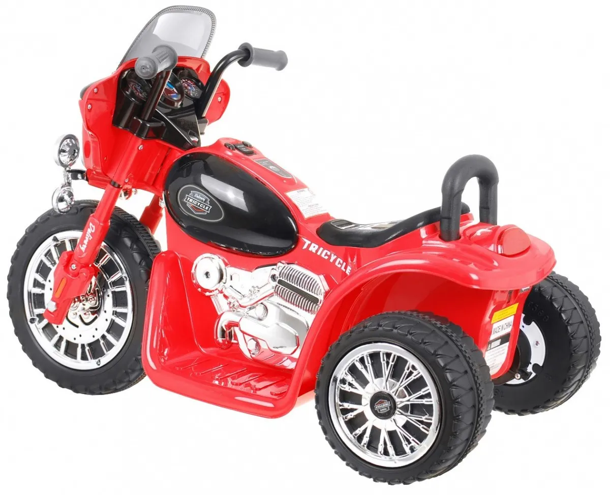 motor na akumulator chopper -crveni - slika 4
