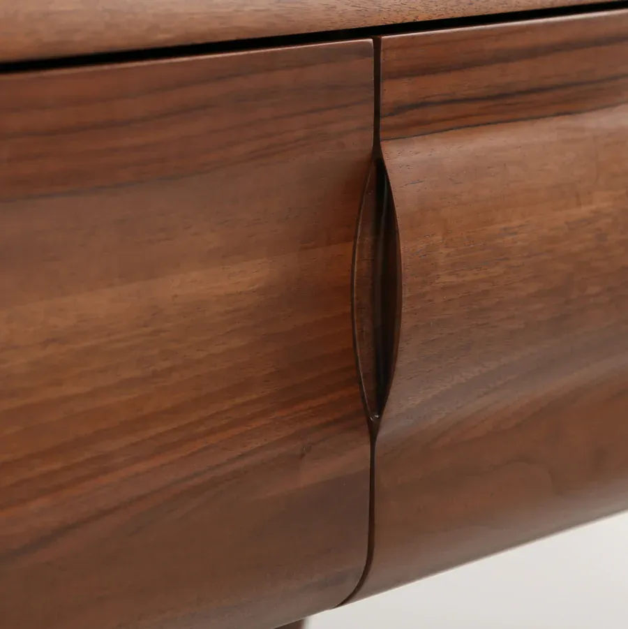 tv komoda antoni 160x45cm, materijal: puno drvo orah - slika 7