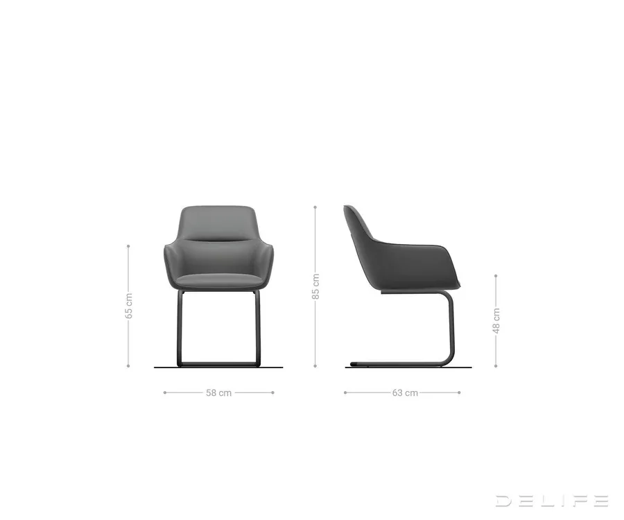 blagovaonska stolica pejo, materijal: mikrofibra/boucle - slika 6