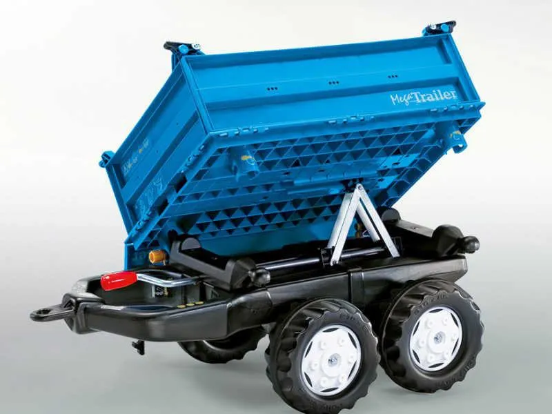 rolly toys prikolica mega plava - slika 2