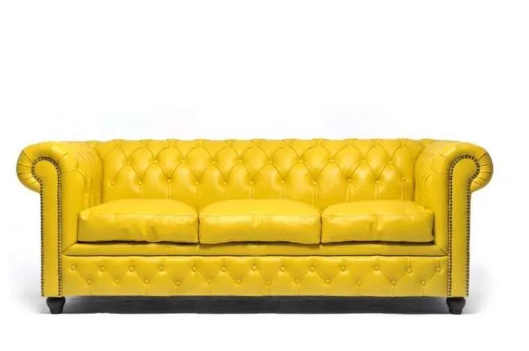 chesterfield trosjed original leather | 3-sjedišta - slika 1